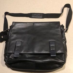 Kenneth Cole leather messenger bag